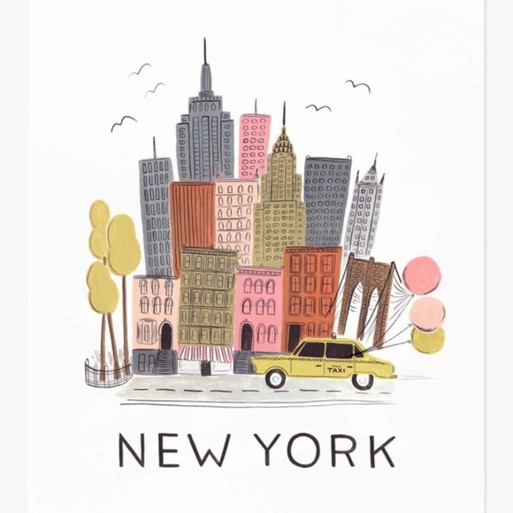 Rifle Paper Co. Art Rifle Paper Co New York Art Print 1x14 Poshmark
